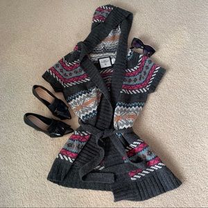 H&M Short Sleeve Long Sweater Size M